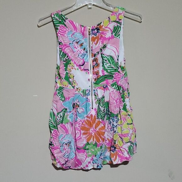 LILLY PULITZER Nosey Posy V-Neck Top - Size XS‎ - Picture 3 of 7